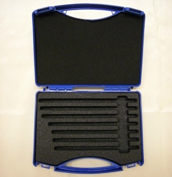 Stimmgabel-Koffer blau